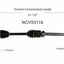 GSP North America NCV53116 CV Axle Assembly