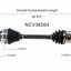 GSP North America NCV36504 CV Axle Assembly