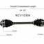 GSP North America NCV10304 CV Axle Assembly