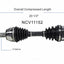 GSP North America NCV11152 CV Axle Assembly
