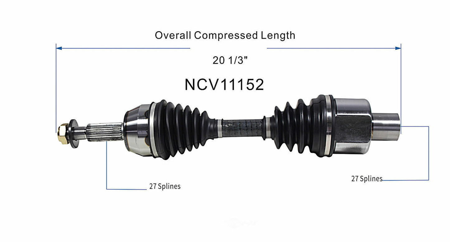 GSP North America NCV11152 CV Axle Assembly