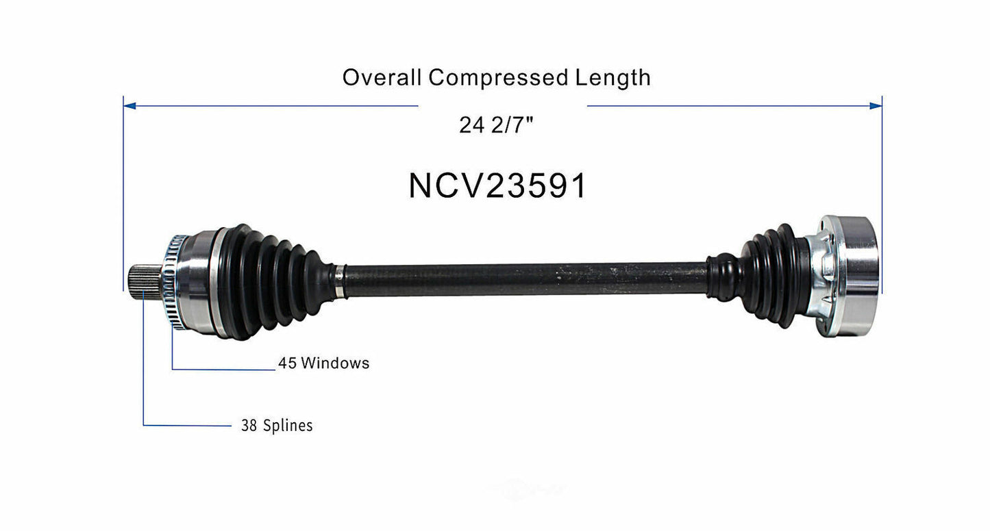 GSP North America NCV23591 CV Axle Assembly