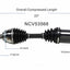 GSP North America NCV53568 CV Axle Assembly