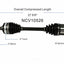 GSP North America NCV10526 CV Axle Assembly