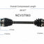 GSP North America NCV37563 CV Axle Assembly