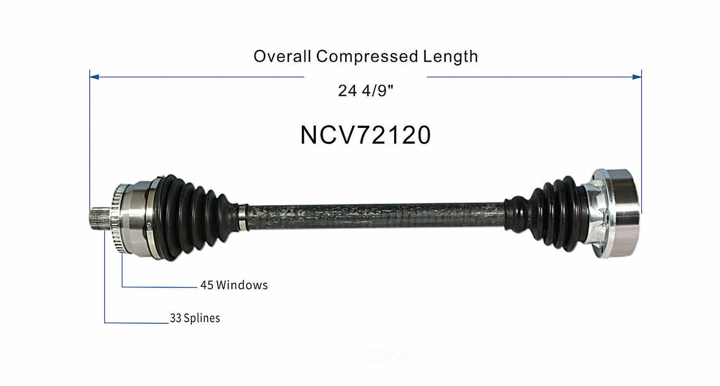 GSP North America NCV72120 CV Axle Assembly
