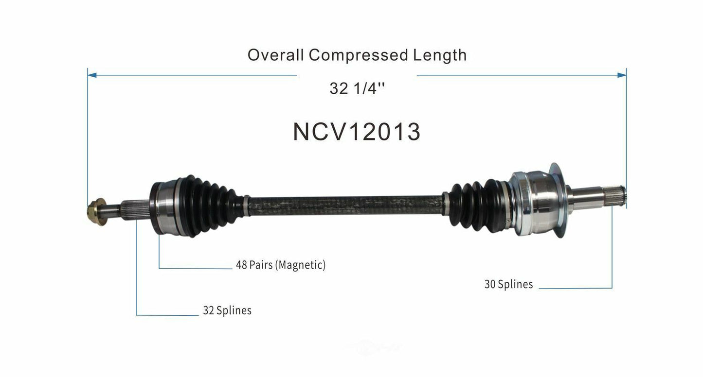 GSP North America NCV12013 CV Axle Assembly