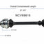 GSP North America NCV69616 CV Axle Assembly