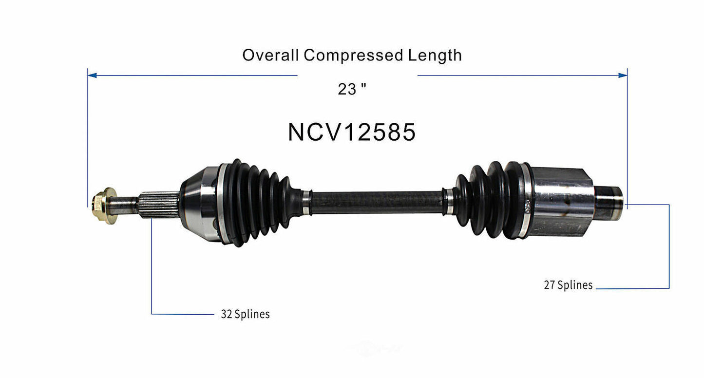 GSP North America NCV12585 CV Axle Assembly