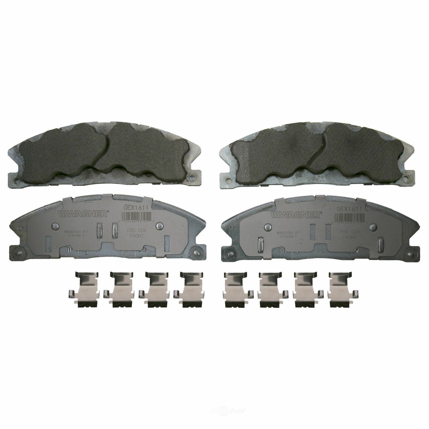 Wagner OEX1611B Disc Brake Pad Set