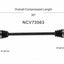 GSP North America NCV73563 CV Axle Assembly