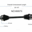 GSP North America NCV69573 CV Axle Assembly