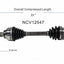 GSP North America NCV12547 CV Axle Assembly