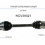 GSP North America NCV39021 CV Axle Assembly