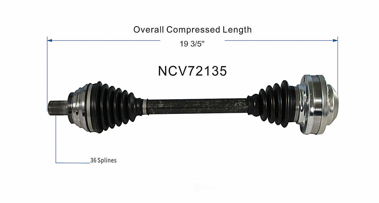 GSP North America NCV72135 CV Axle Assembly