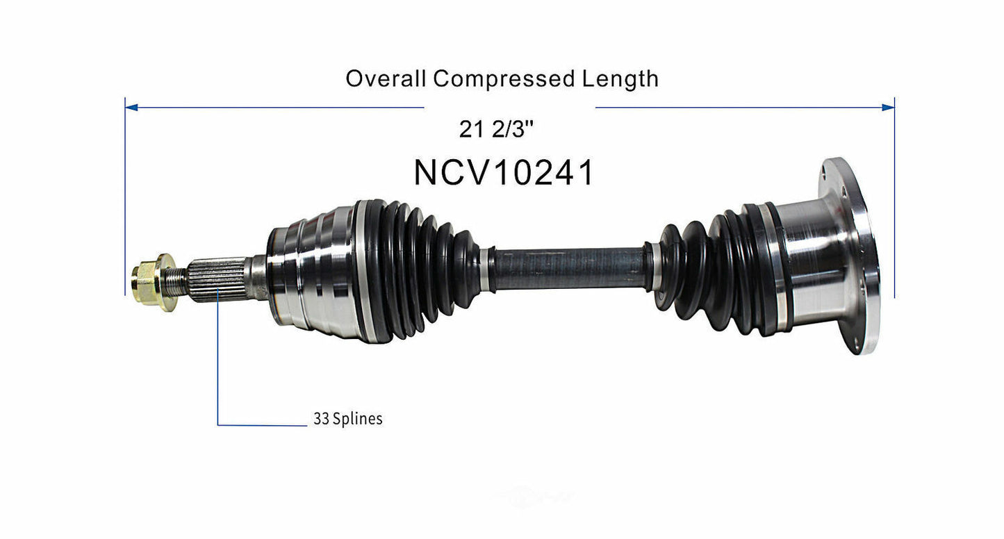 GSP North America NCV10241 CV Axle Assembly