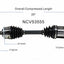 GSP North America NCV53555 CV Axle Assembly