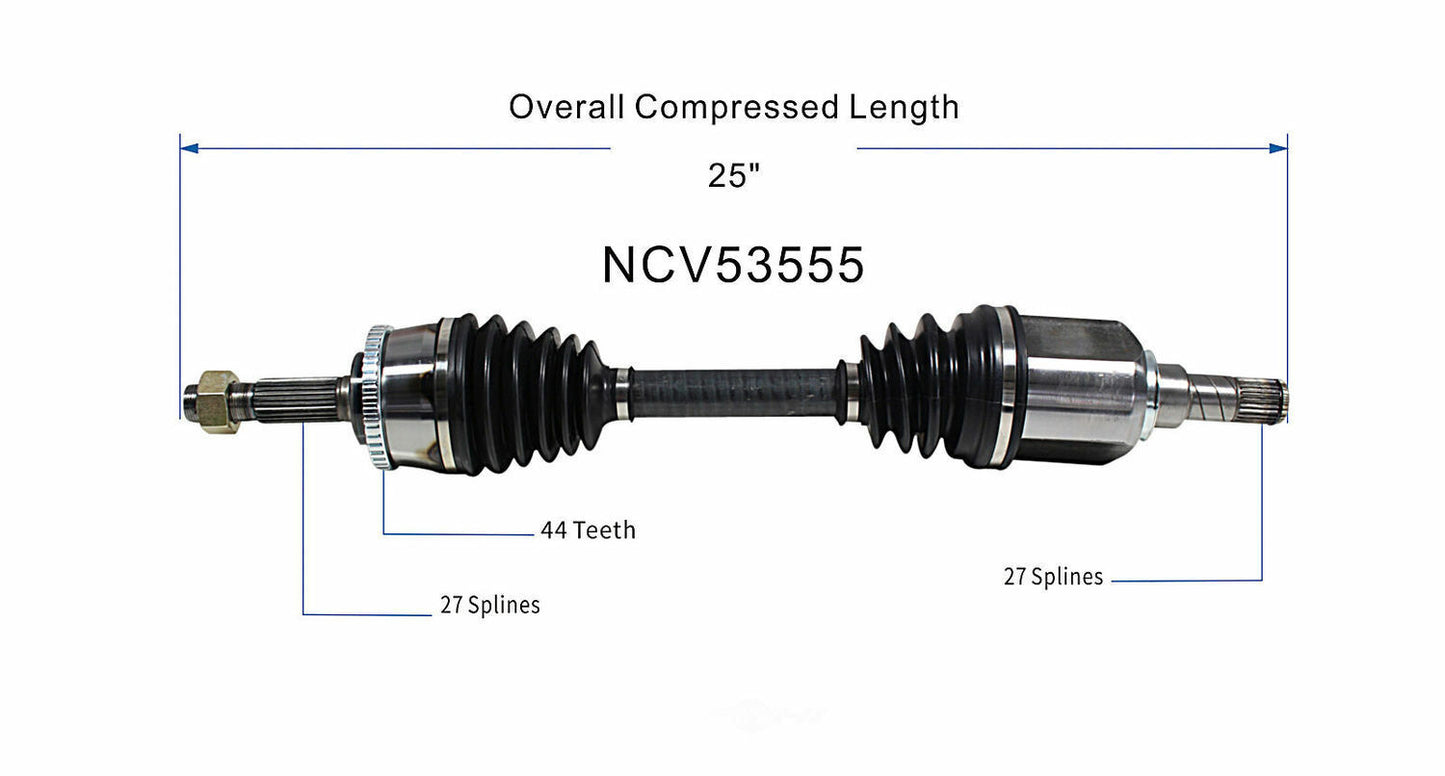 GSP North America NCV53555 CV Axle Assembly