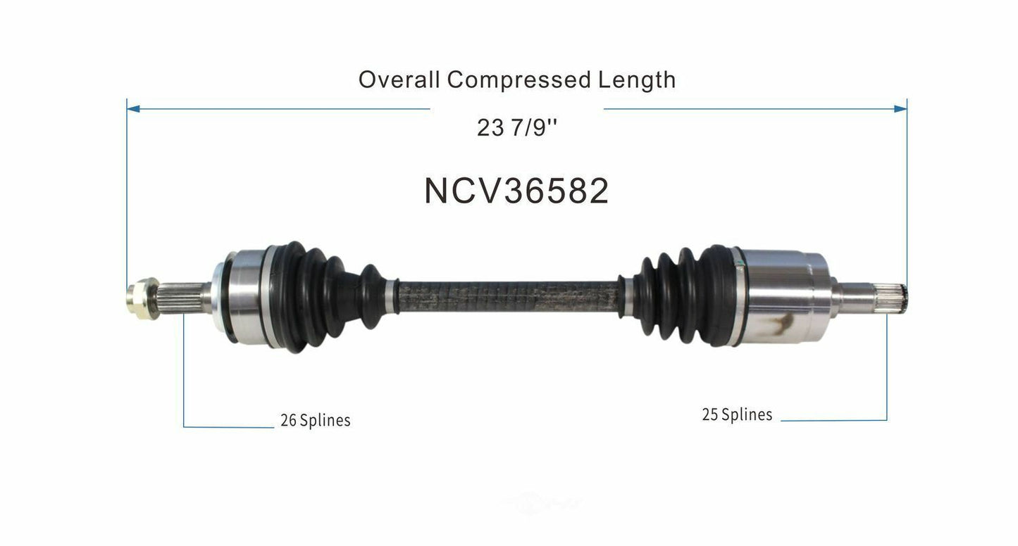 GSP North America NCV36582 CV Axle Assembly