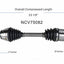 GSP North America NCV75082 CV Axle Assembly