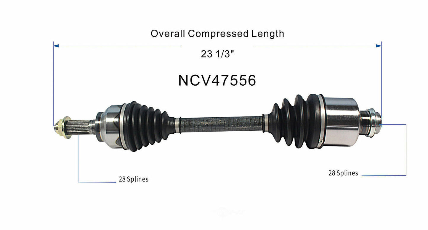GSP North America NCV47556 CV Axle Assembly
