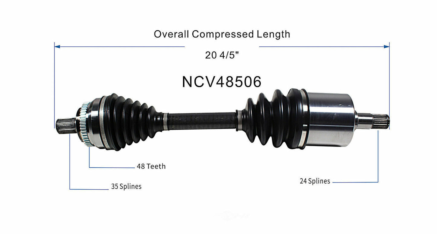 GSP North America NCV48506 CV Axle Assembly