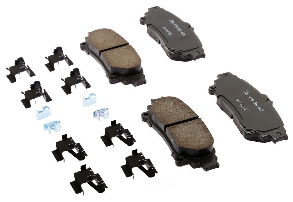 ACDelco Professional Durastop 17D1391CHF1 Disc Brake Pad Set