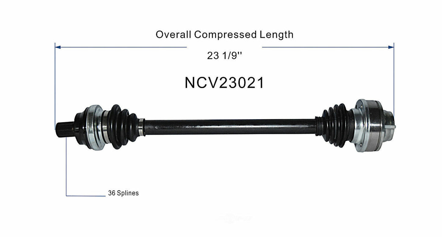 GSP North America NCV23021 CV Axle Assembly