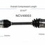 GSP North America NCV49003 CV Axle Assembly