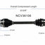 GSP North America NCV36106 CV Axle Assembly