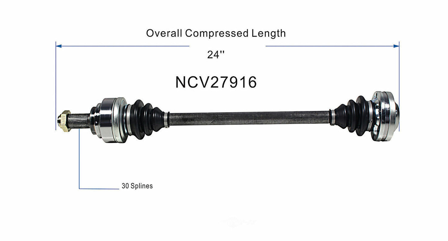 GSP North America NCV27916 CV Axle Assembly