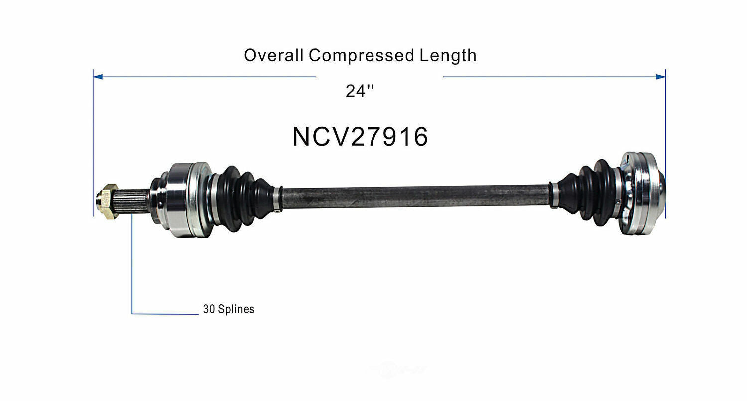 GSP North America NCV27916 CV Axle Assembly
