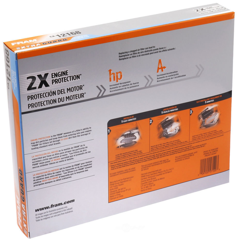 Fram CA12168 Air Filter