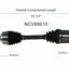 GSP North America NCV69010 CV Axle Assembly