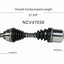 GSP North America NCV47038 CV Axle Assembly