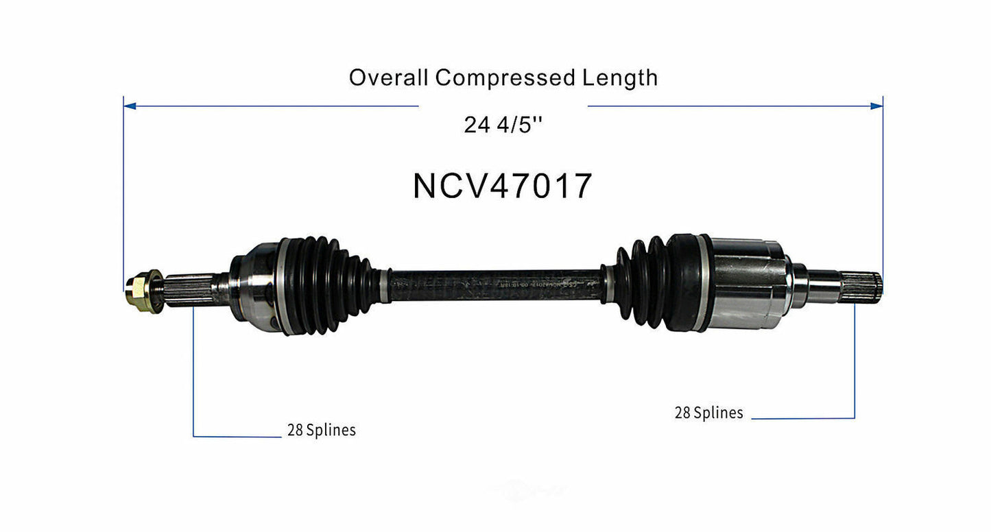 GSP North America NCV47017 CV Axle Assembly