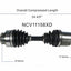 GSP North America NCV11158XD CV Axle Assembly