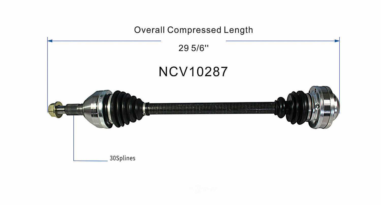 GSP North America NCV10287 CV Axle Assembly