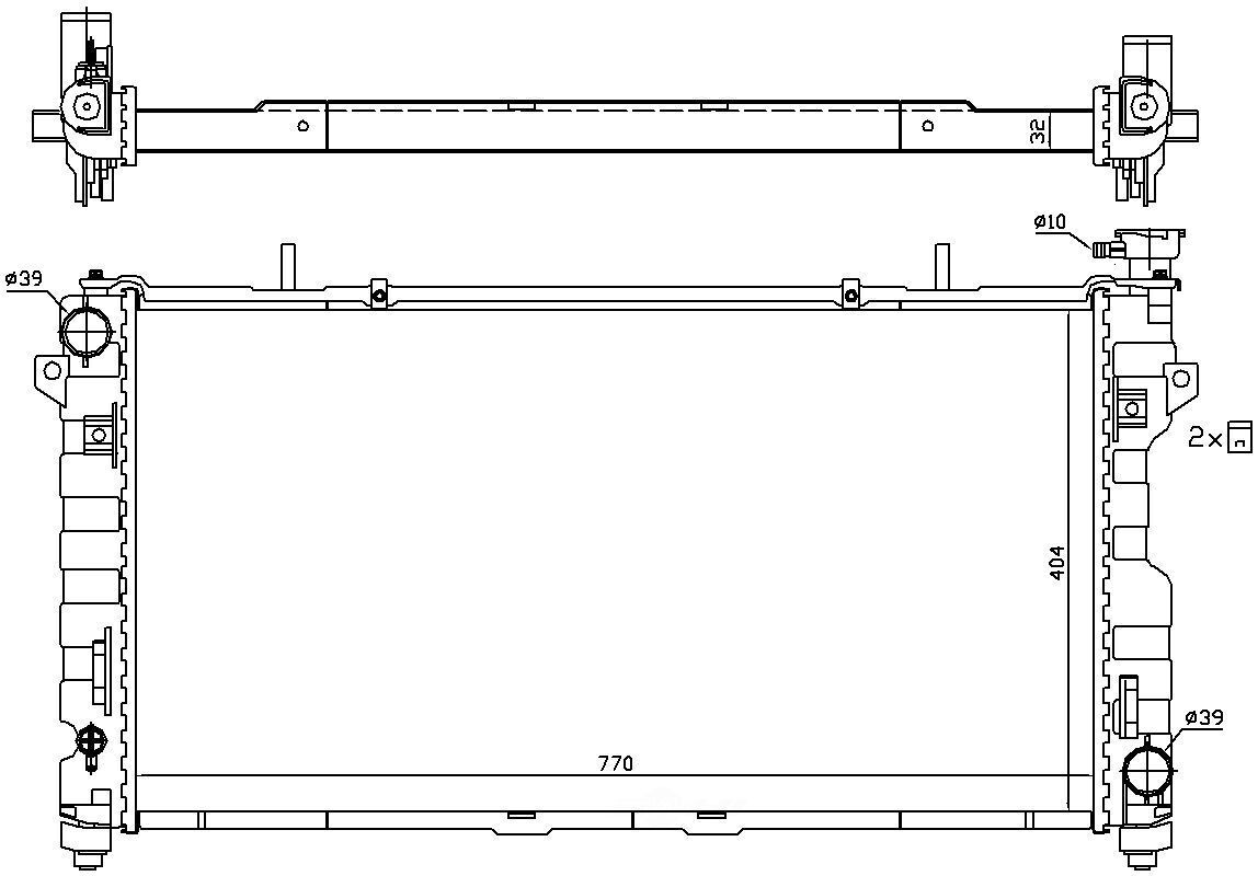 Nissens North America 61025 Radiator