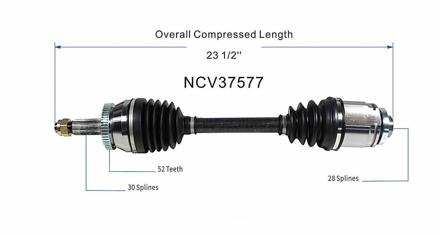 GSP North America NCV37577 CV Axle Assembly