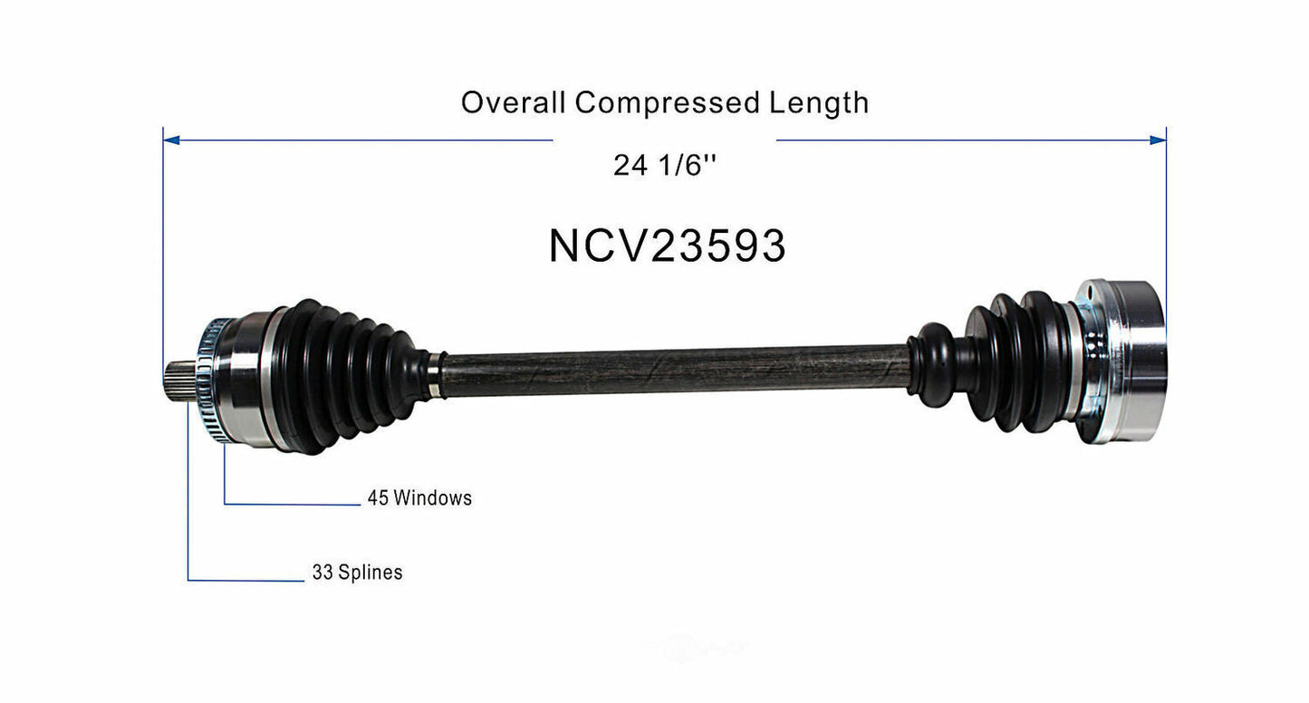 GSP North America NCV23593 CV Axle Assembly