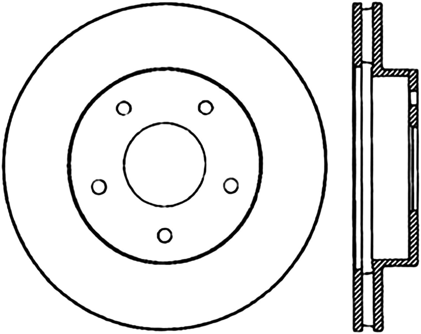 Stoptech 127.62025R Disc Brake Rotor