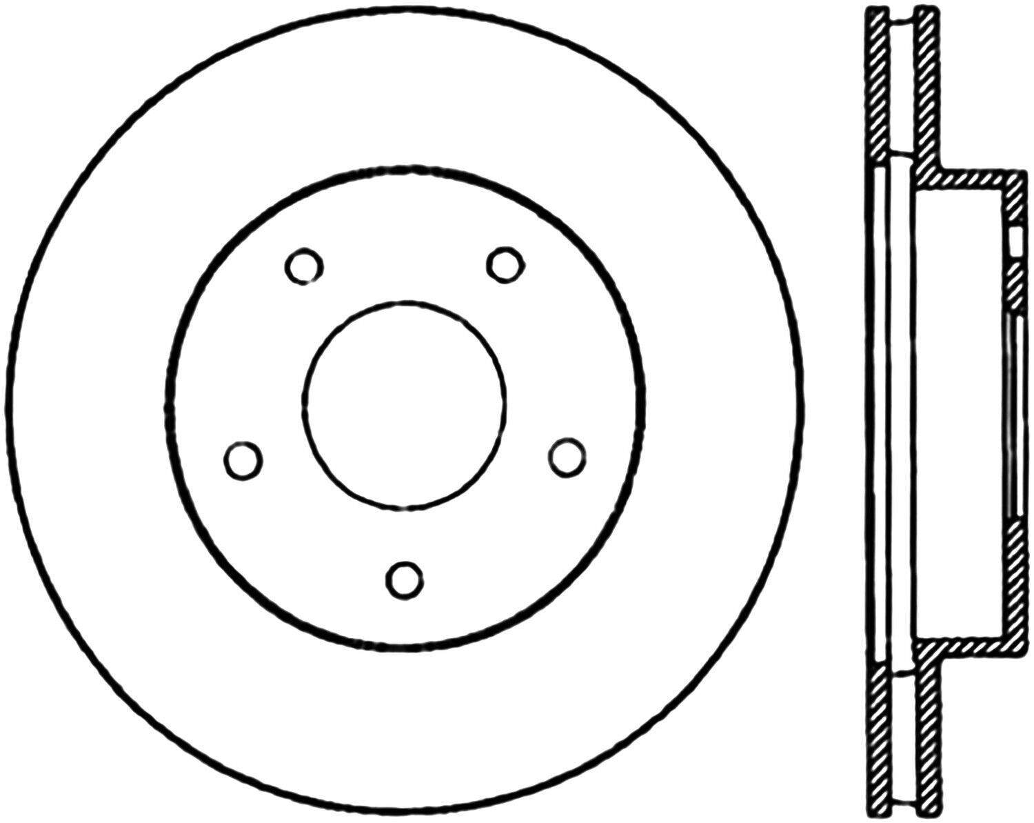 Stoptech 127.62025R Disc Brake Rotor