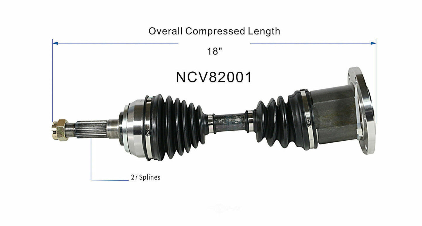 GSP North America NCV82001 CV Axle Assembly