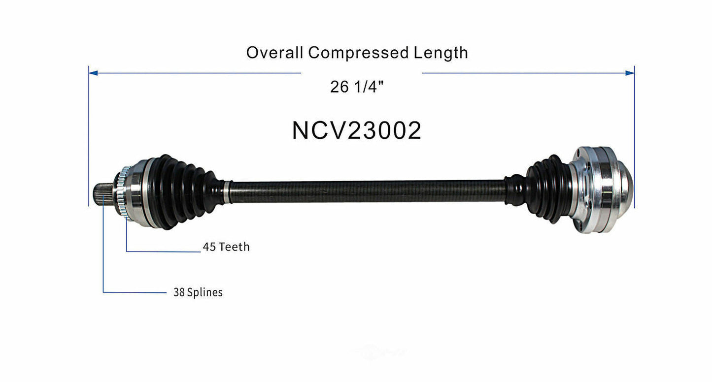 GSP North America NCV23002 CV Axle Assembly