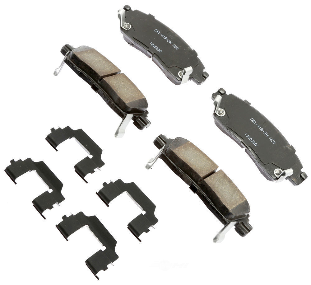ACDelco Professional Durastop 17D883CHF1 Disc Brake Pad Set