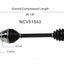 GSP North America NCV51543 CV Axle Assembly