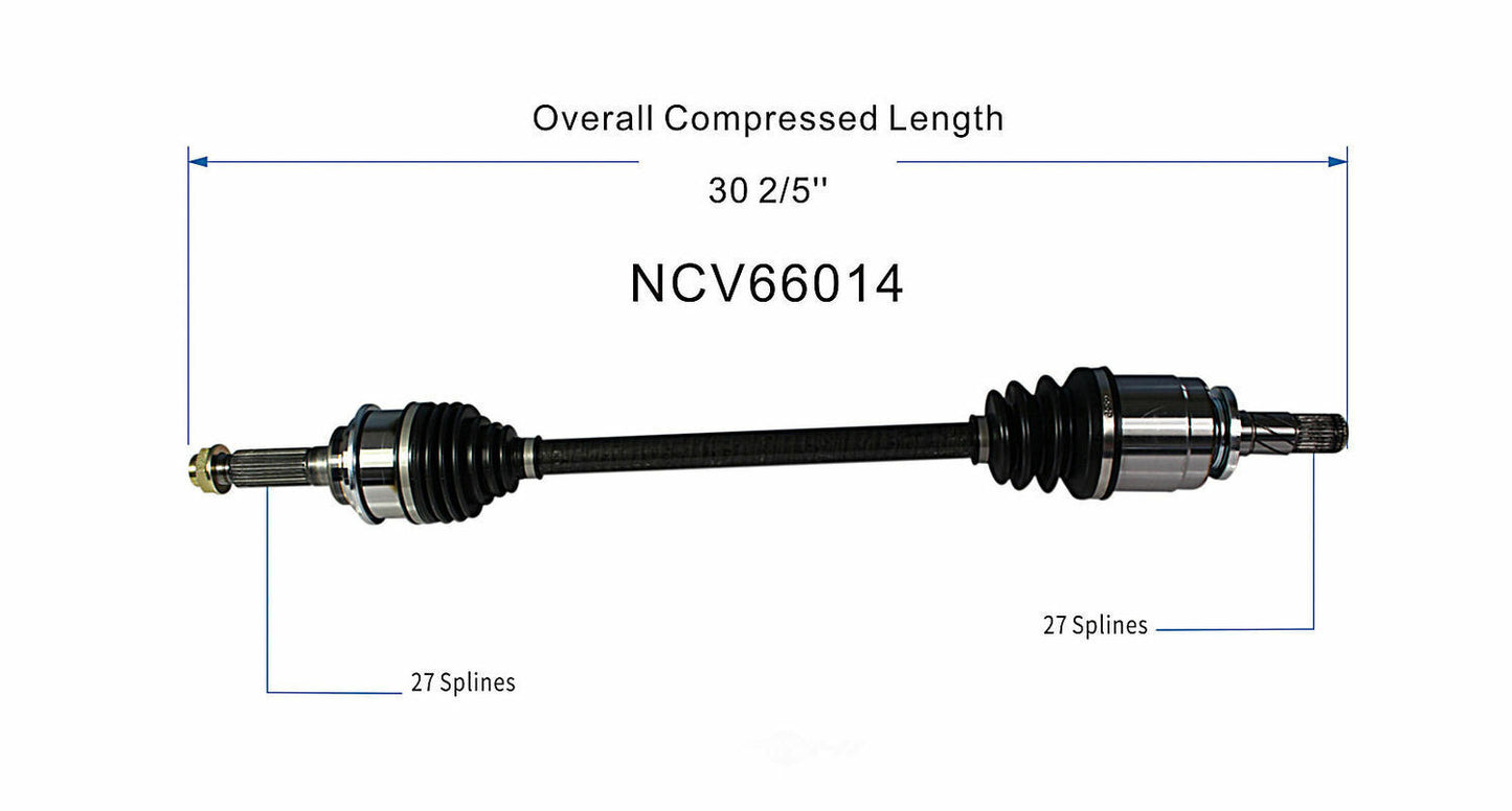 GSP North America NCV66014 CV Axle Assembly