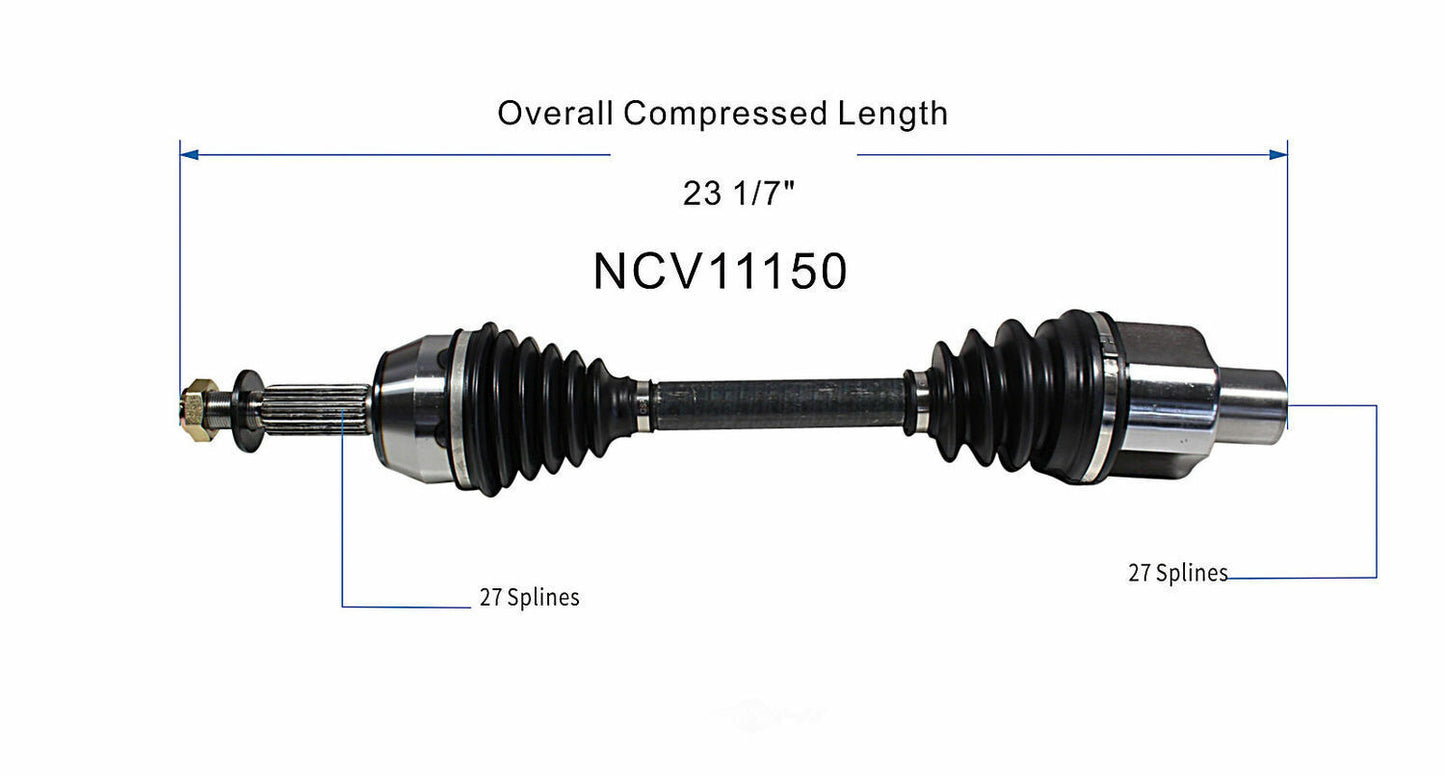GSP North America NCV11150 CV Axle Assembly