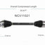 GSP North America NCV11021 CV Axle Assembly